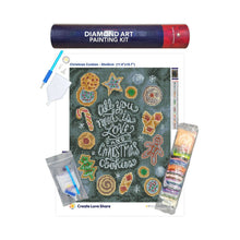 Load image into Gallery viewer, christmas cookies diamond painting, christmas cookies diamond art by Create Love Share Australia