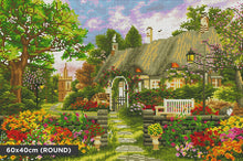 Load image into Gallery viewer, Church Lane Cottage Diamond Painting Art Kit Create Love Share