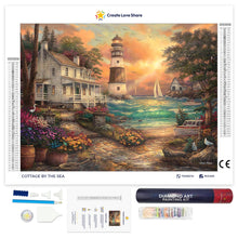 Load image into Gallery viewer, cottage by the sea by create love share and chuck pinson