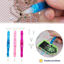 Load image into Gallery viewer, Groovy Diamond Painting Pens Create Love Share