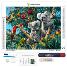 Load image into Gallery viewer, koala outback full drill diamond painting by create love share