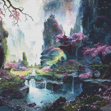 Load image into Gallery viewer, mountain kingdom diamond painting, mountain kingdom diamond art by Create Love Share Australia