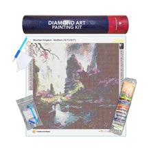 Load image into Gallery viewer, mountain kingdom diamond painting, mountain kingdom diamond art by Create Love Share Australia