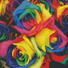 Load image into Gallery viewer, rainbow roses preview by Create Love Share
