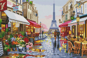 Rainy Day in Paris Diamond Painting Art Kit Create Love Share 