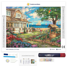 Load image into Gallery viewer, sea garden cottage by create love share and chuck pinson