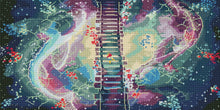 Load image into Gallery viewer, Walking Through Stars Diamond Painting preview rendering by Create Love Share