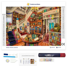 Load image into Gallery viewer, wish upon a book diamond painting, wish upon a book diamond art by Create Love Share Australia