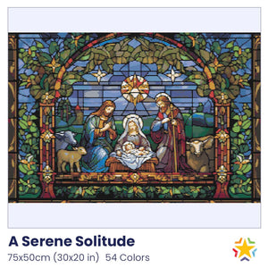 A Serene Solitude diamond painting rendering preview by create love share