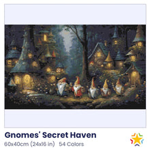 Load image into Gallery viewer, Gnomes&#39; Secret Haven diamond painting rendering preview by create love share
