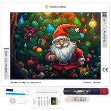 Load image into Gallery viewer, Journey to Santa&#39;s Ornaments full drill diamond painting by create love share
