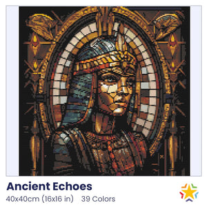 Ancient Echoes diamond painting rendering preview by create love share
