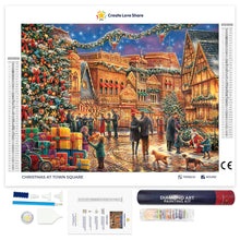 Load image into Gallery viewer, christmas at town square by create love share and chuck pinson
