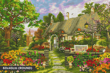 Load image into Gallery viewer, Church Lane Cottage Diamond Painting Art Kit Create Love Share 
