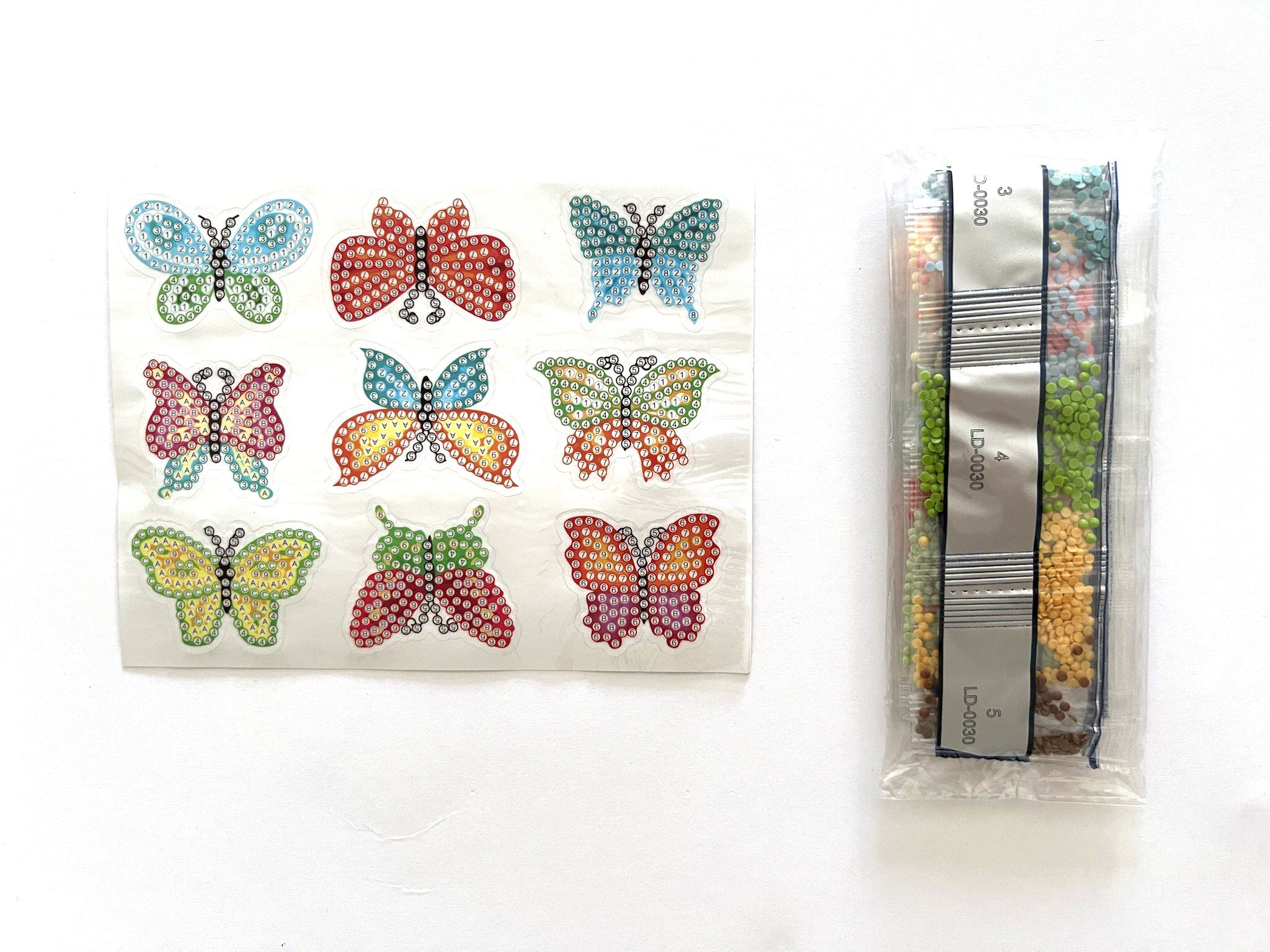 Diamond Painting Stickers | BUTTERFLIES