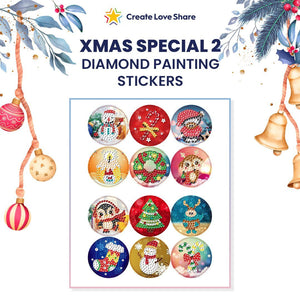 Diamond Painting Stickers - Christmas Special 2 Create Love Share 