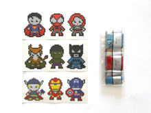 Load image into Gallery viewer, Diamond Painting Stickers - Super Heroes Create Love Share 
