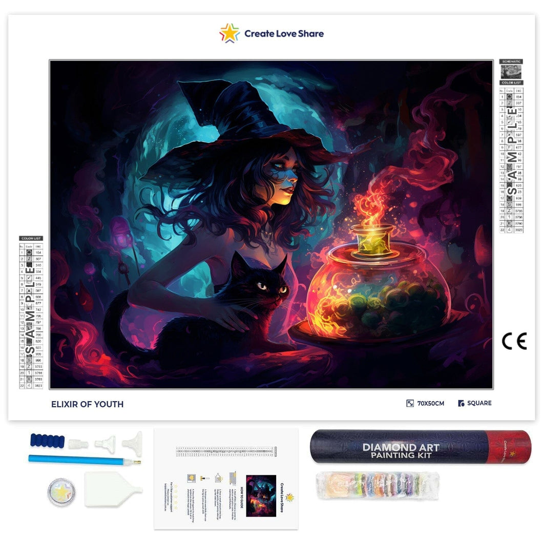Elixir of Youth full drill diamond painting by create love share