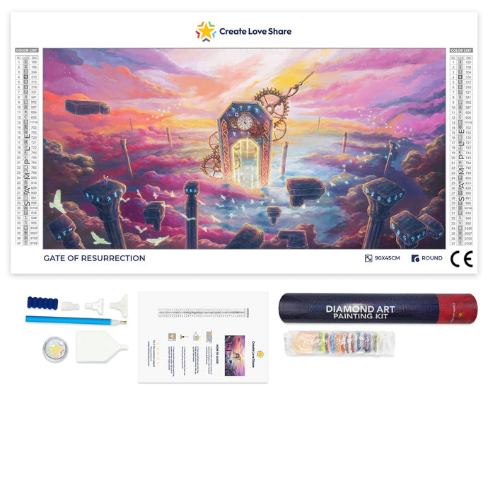 Gate of Resurrection Diamond Painting Art Kit Create Love Share 