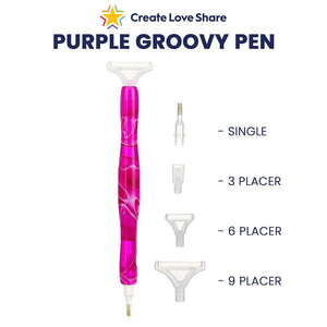 Groovy Diamond Painting Pens Create Love Share 