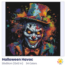 Load image into Gallery viewer, Halloween Havoc diamond painting rendering preview by create love share
