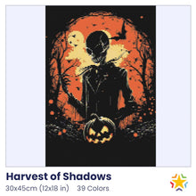 Load image into Gallery viewer, Harvest of Shadows diamond painting rendering preview by create love share
