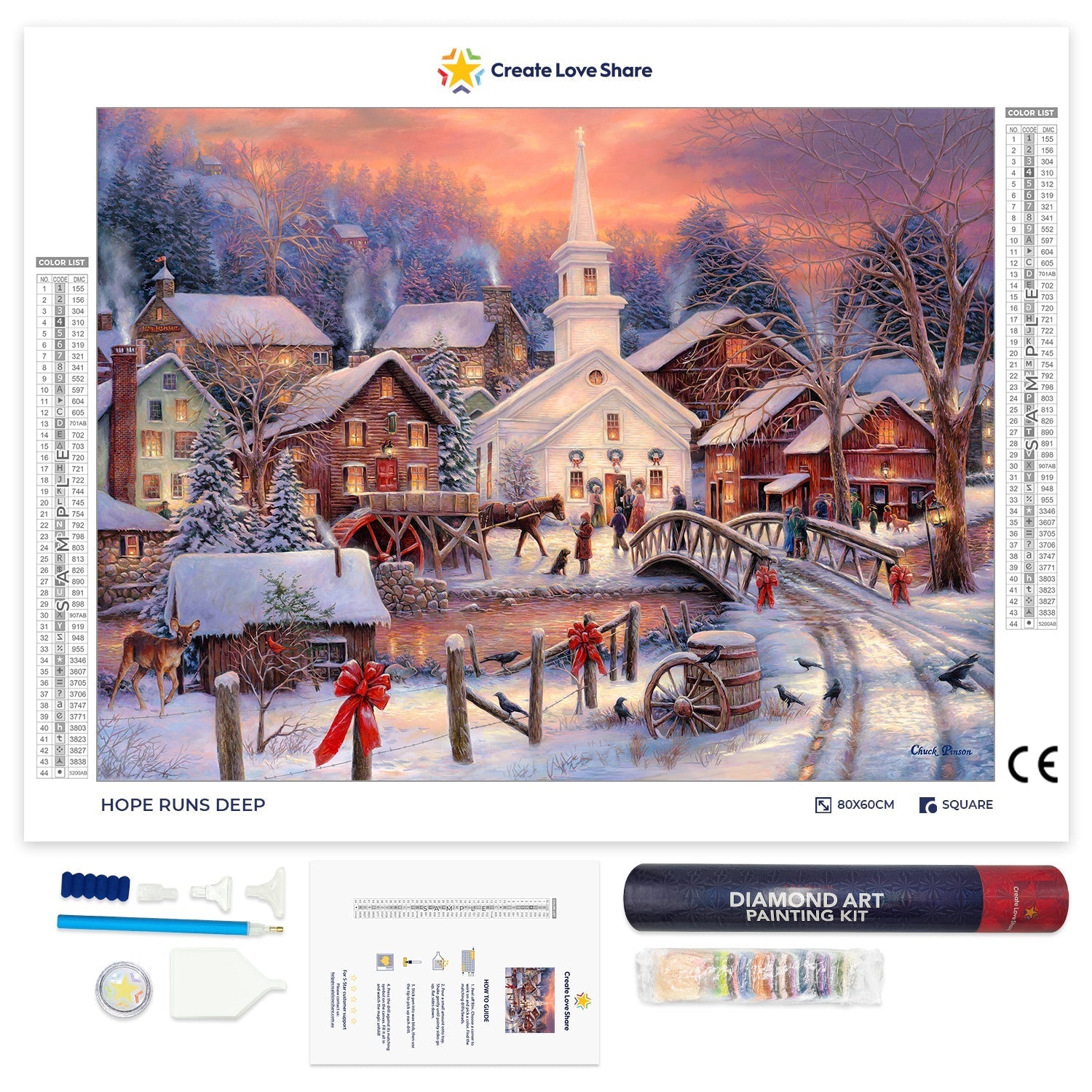 Diamond Art Club Hope Runs Deep Diamond Painting Kit