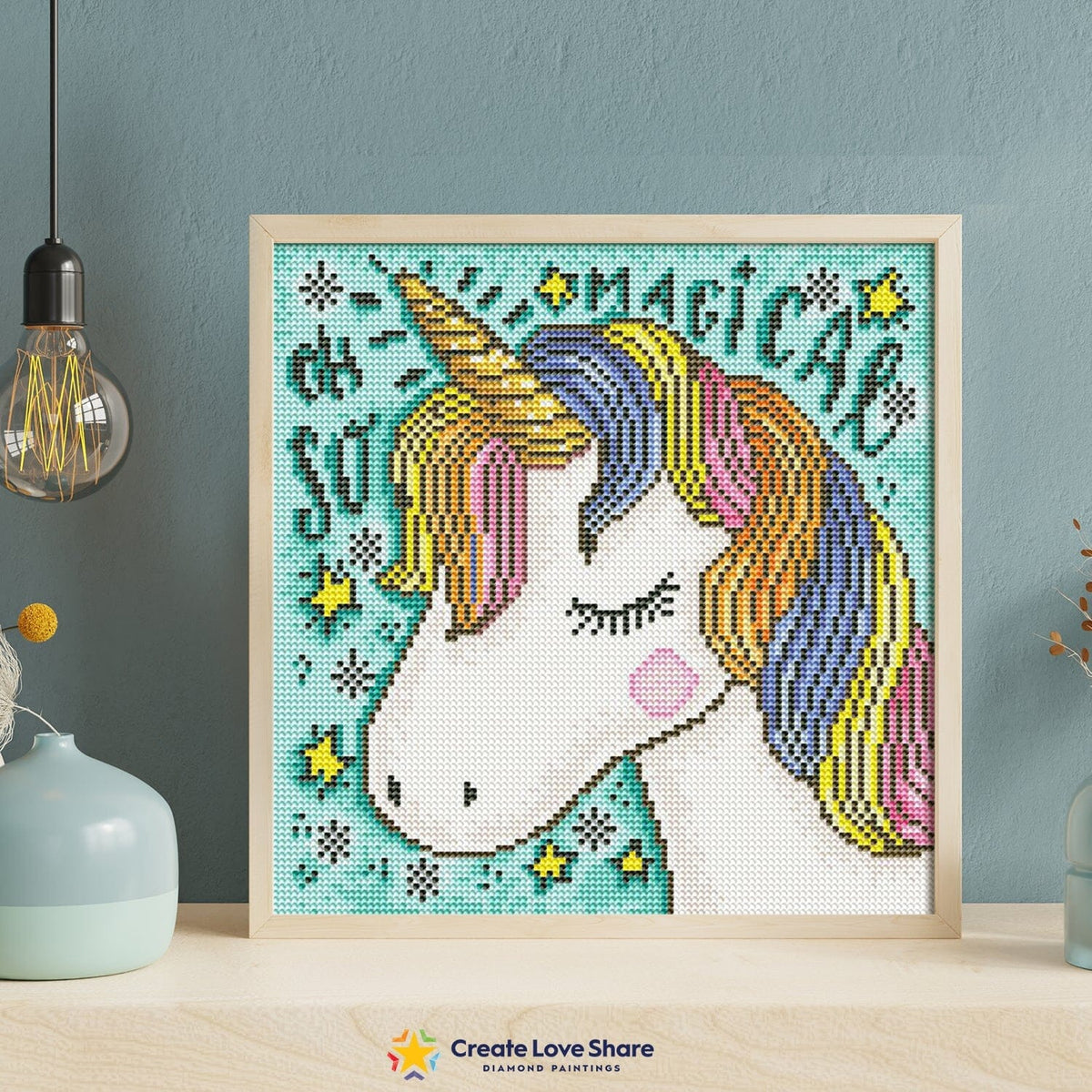 Magical Unicorn Diamond Art Painting Kit