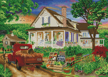Load image into Gallery viewer, our country home diamond painting rendering preview by create love share
