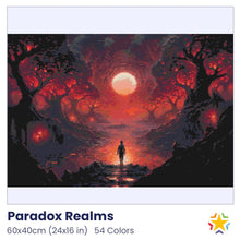 Load image into Gallery viewer, Paradox Realms diamond painting rendering preview by create love share
