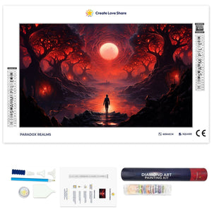 Paradox Realms full drill diamond painting by create love share