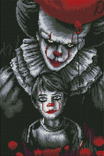 Load image into Gallery viewer, pennywise diamond painting, pennywise diamond art by Create Love Share Australia
