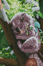 Load image into Gallery viewer, Sleeping Koala - Beginner&#39;s Diamond Painting Art Kit Create Love Share 

