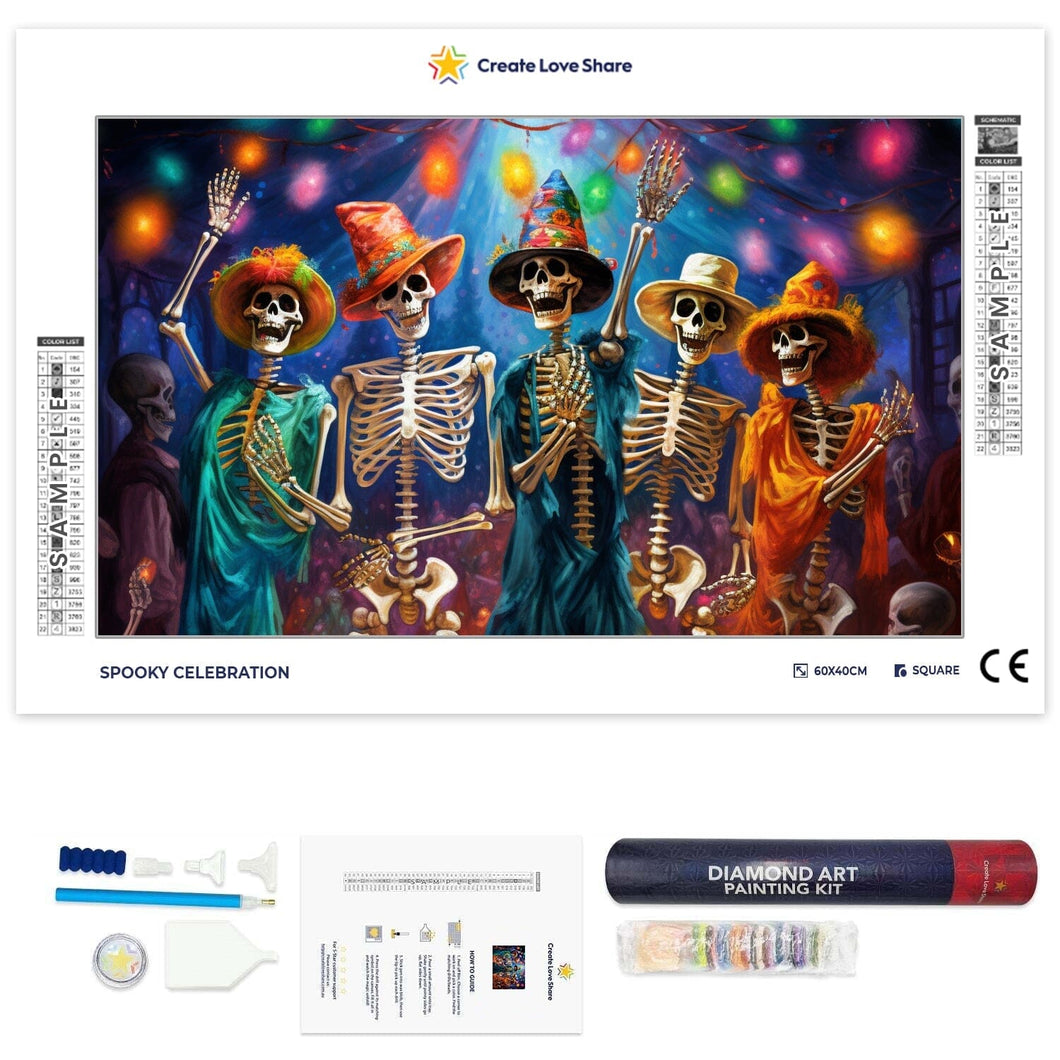 Spooky Celebration full drill diamond painting by create love share